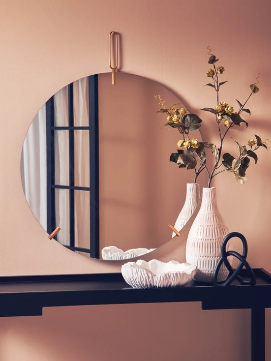 Niotaze round Wall Mirror