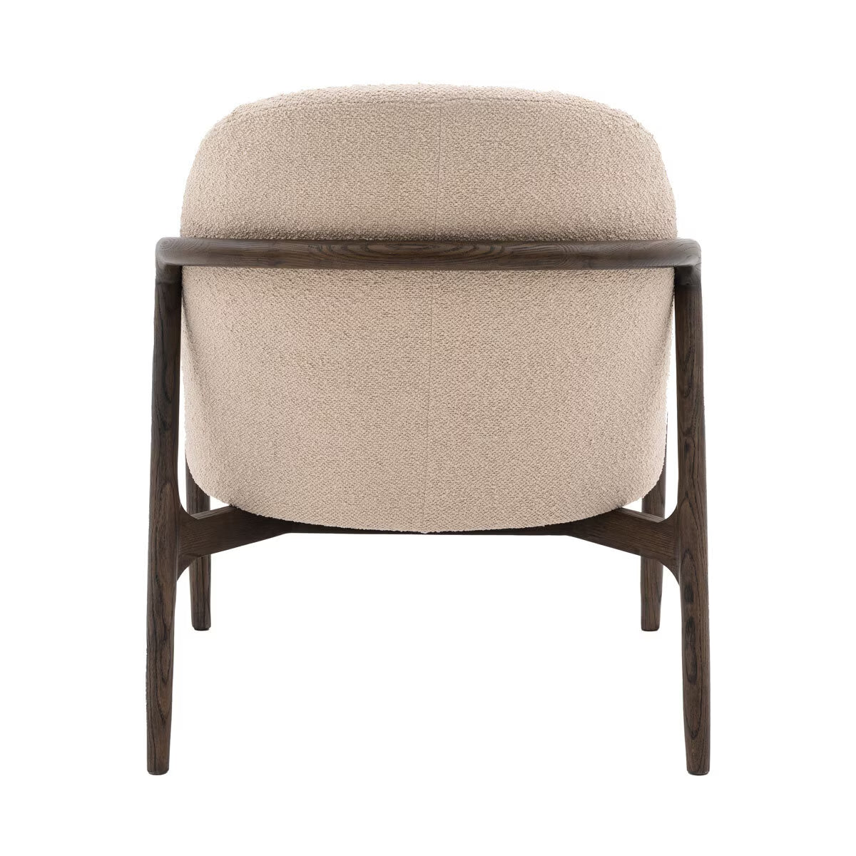 Alegra Taupe Fabric Armchair
