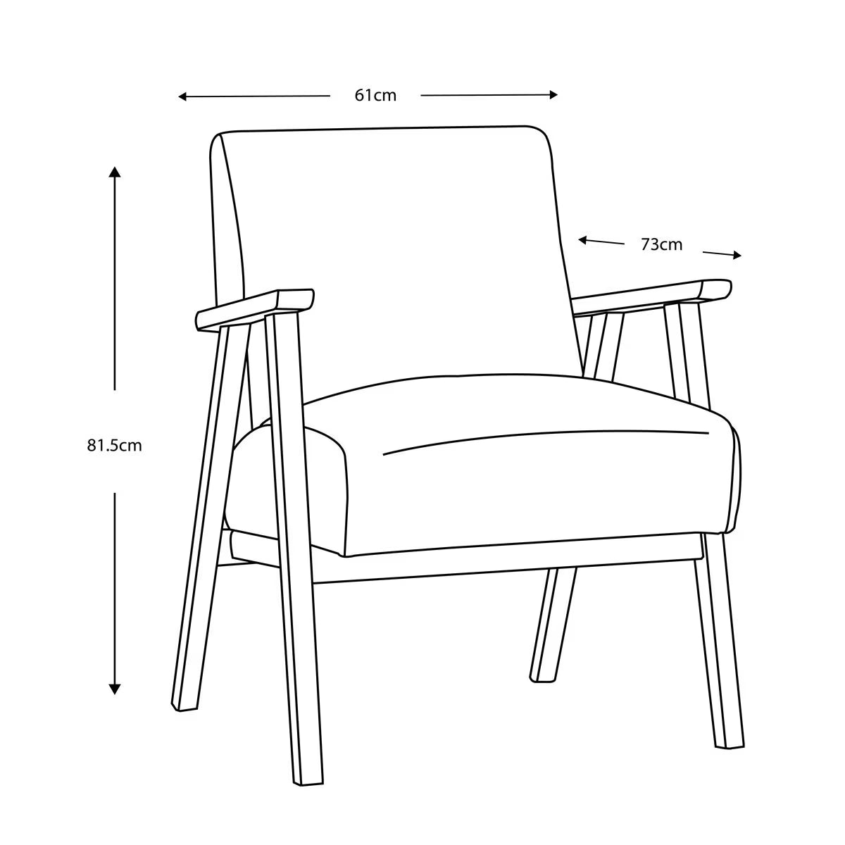 Neyland Natural Linen Armchair