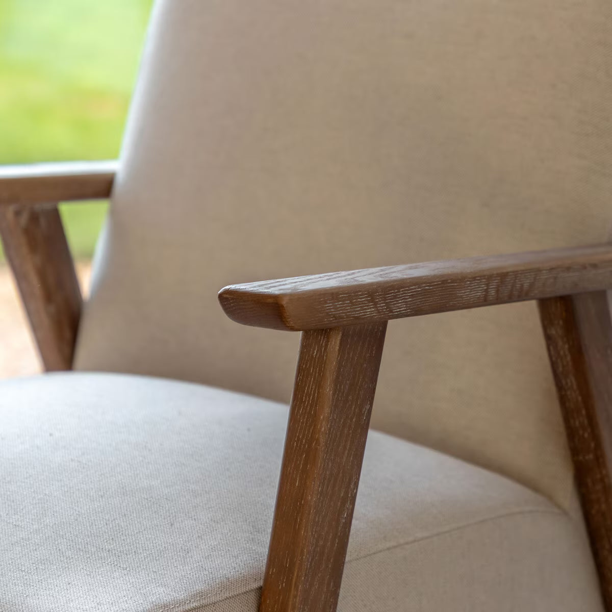 Neyland Natural Linen Armchair